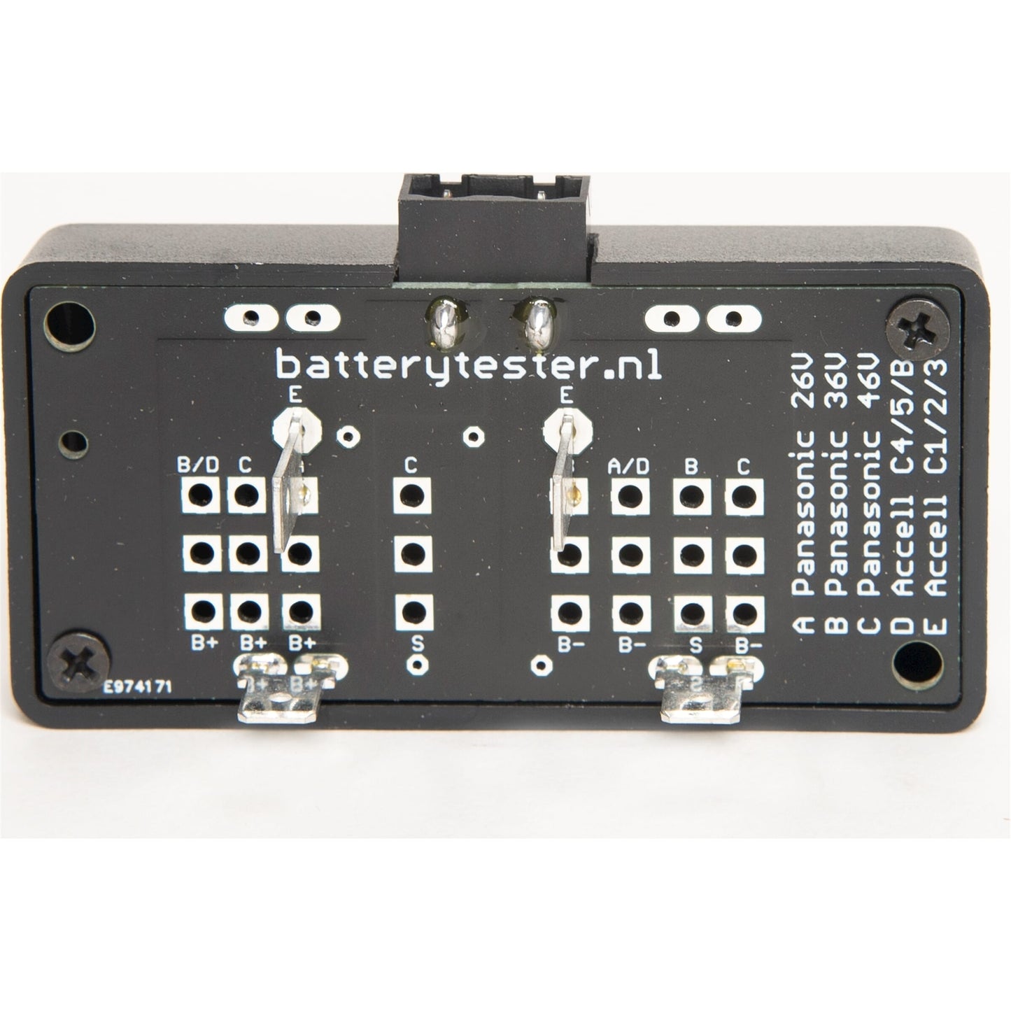 BatteryTester - Battre de la batterie du vélo d'étiquette blanche | Plastique | |