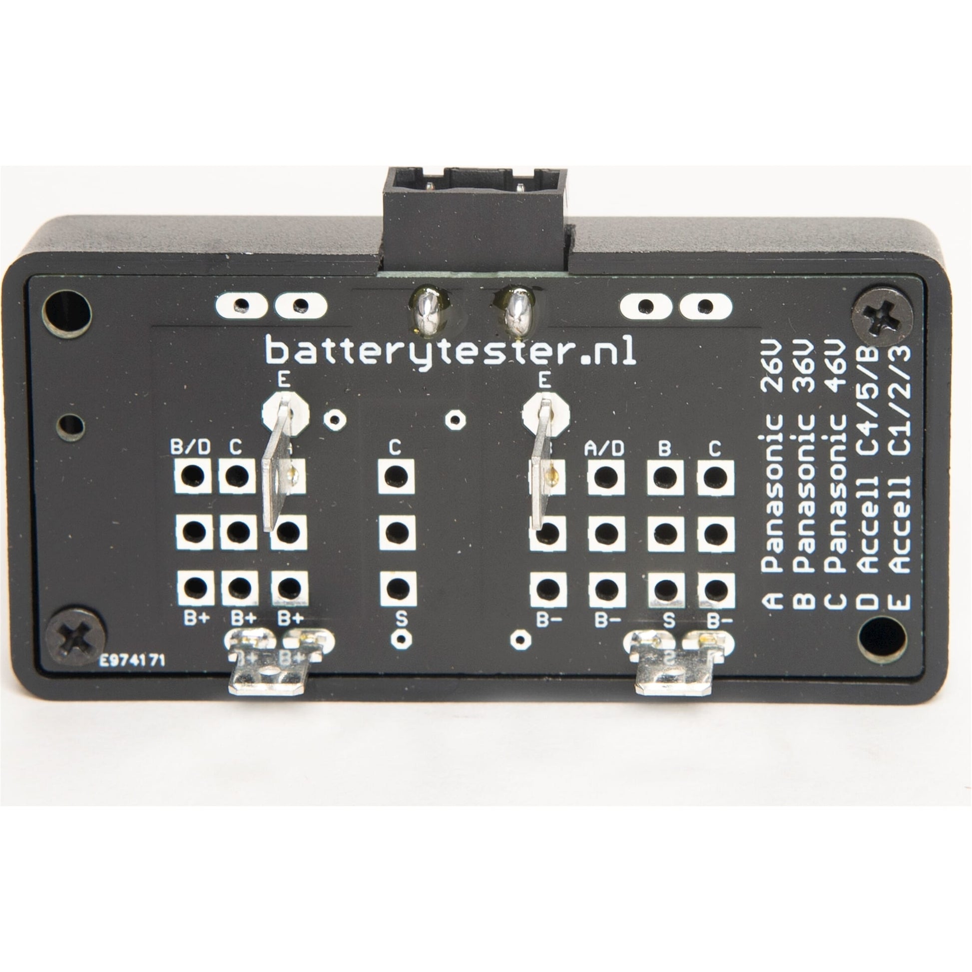 BatteryTester - Battre de la batterie du vélo d'étiquette blanche | Plastique | |