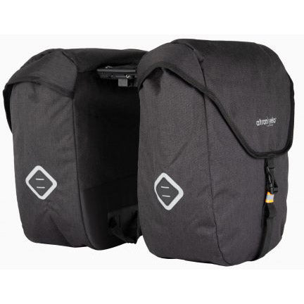 ATRAN VELO ZAP DOUBLE BICYCLE BAG AVS ADAPTER 25L NOIR