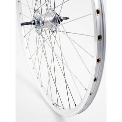 Roue arrière Roland 28 Nexus 3 RB ZAC2000 en argent en acier inoxydable SPK