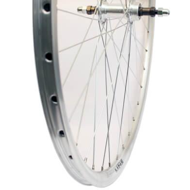 Roue arrière Roland 28 fixe librewh alu V-Profil Silver Zinc SP