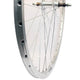 Roue arrière Roland 28 fixe librewh alu V-Profil Silver Zinc SP