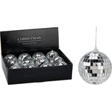 Boule à facettes déco 8cm argent - afbeelding 2