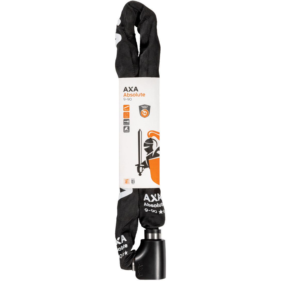 Axa Chain Lock Absolute 9-90cm Art ** Black