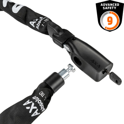 Axa Absolute 7-110 Lock de chaîne 110cm Niveau 9 noir