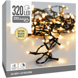 Lumières de Noël 320 LED blanc très chaud