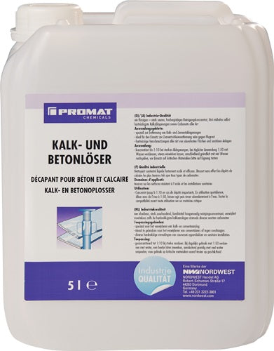 Promat tecwerk dissolvant de béton de chaux | Bidon liquide 5 l - 4000354680