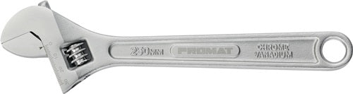 Clé à molette Promat tecwerk | maximum. 24 millimètres | longueur 200 mm | avec échelle de réglage - 4000823827