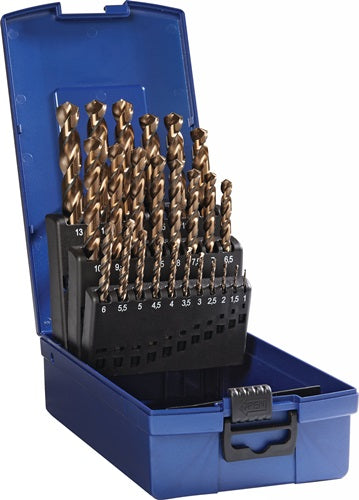 Jeu de forets hélicoïdaux Promat tecwerk | mar 338 | tapez va | nominale d. 1-13x0,5 mm | hss-co5 trempé à la vapeur 2 - 4000863073