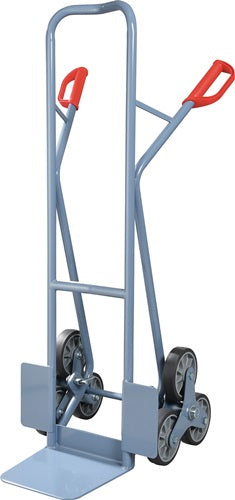 Diable d'escalier Promat tecwerk | hauteur 1300 mm taille de pelle. l250xl320mm | étoile de roue à 3 bras en tube d'acier | roues entièrement en caoutchouc - 9000443160
