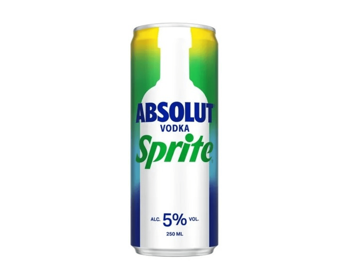 Absolut sprite absolut vodka sprite canette (12x 250ml)
