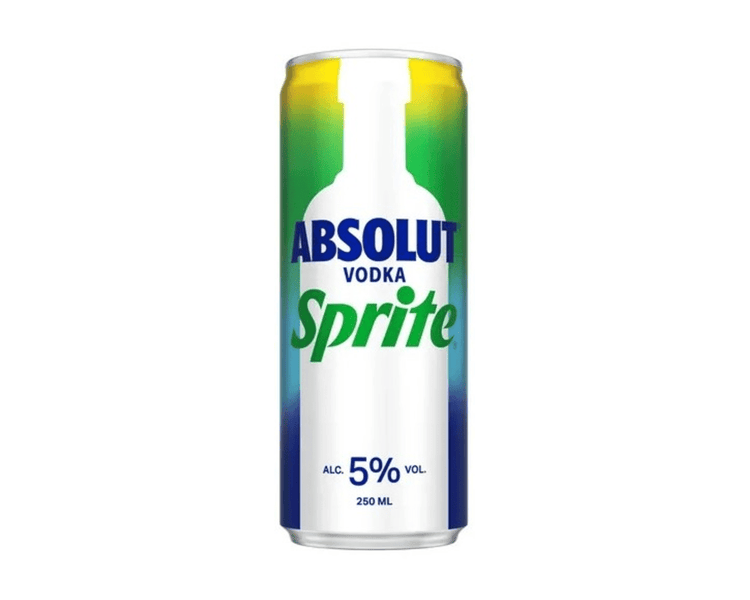 Absolut sprite absolut vodka sprite canette (12x 250ml)