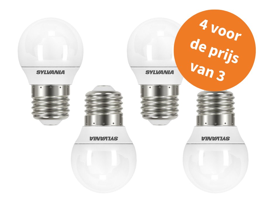 Sylvania LED lampe Bogel E27 250 lm tapis 4 pièces