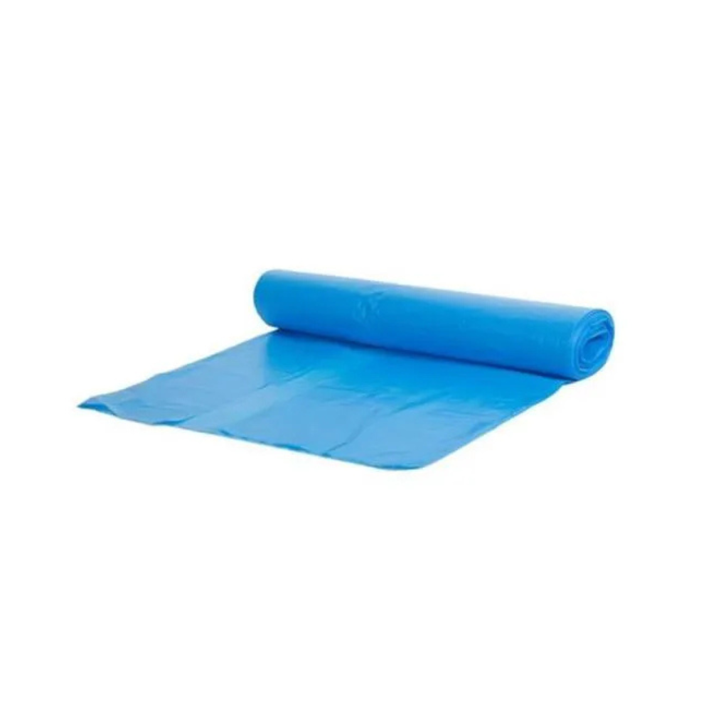 Sac poubelle bleu 90x110cm t25 15x20 pcs