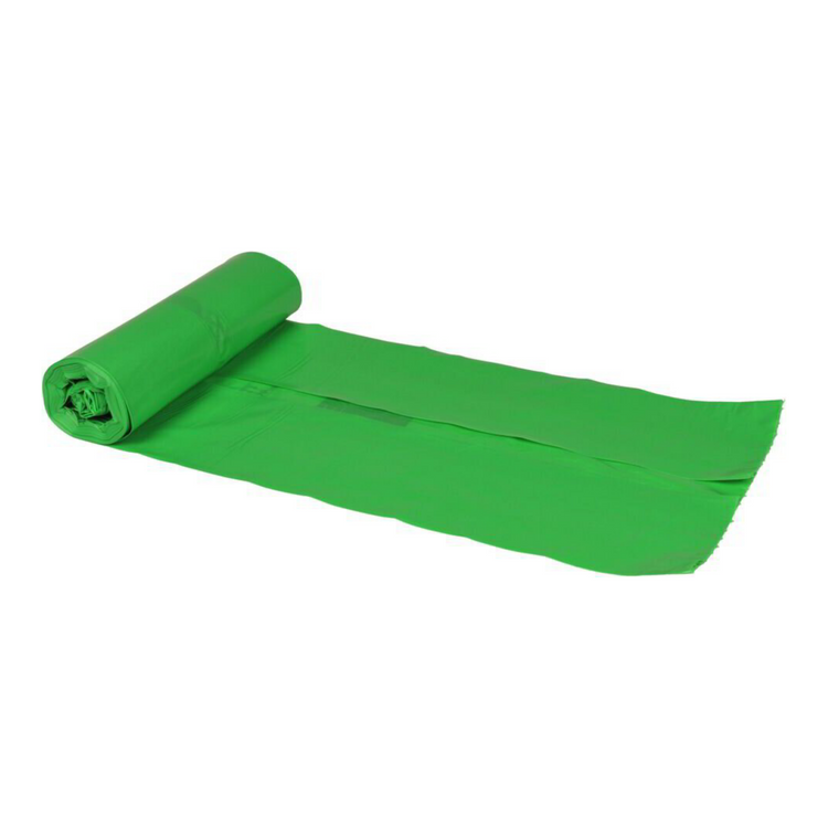 Sac poubelle vert 70x110cm t30 (15x 20 pièces)