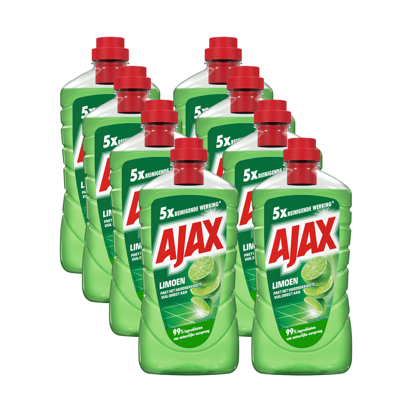 Ajax nettoyant tout usage chaux (8x 1 litre)