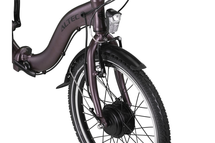 Altec Comfort E-Bike Bike pliing 20 pouces 7-SPD. 518Wh Terra Brown M129 40NM -