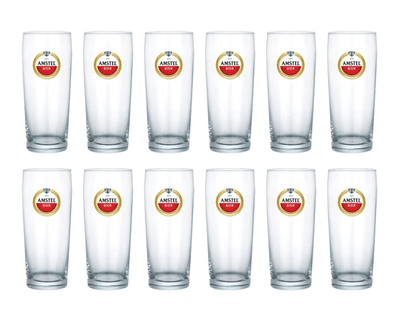 Verres à bière Amstel empilables (12x 22cl)