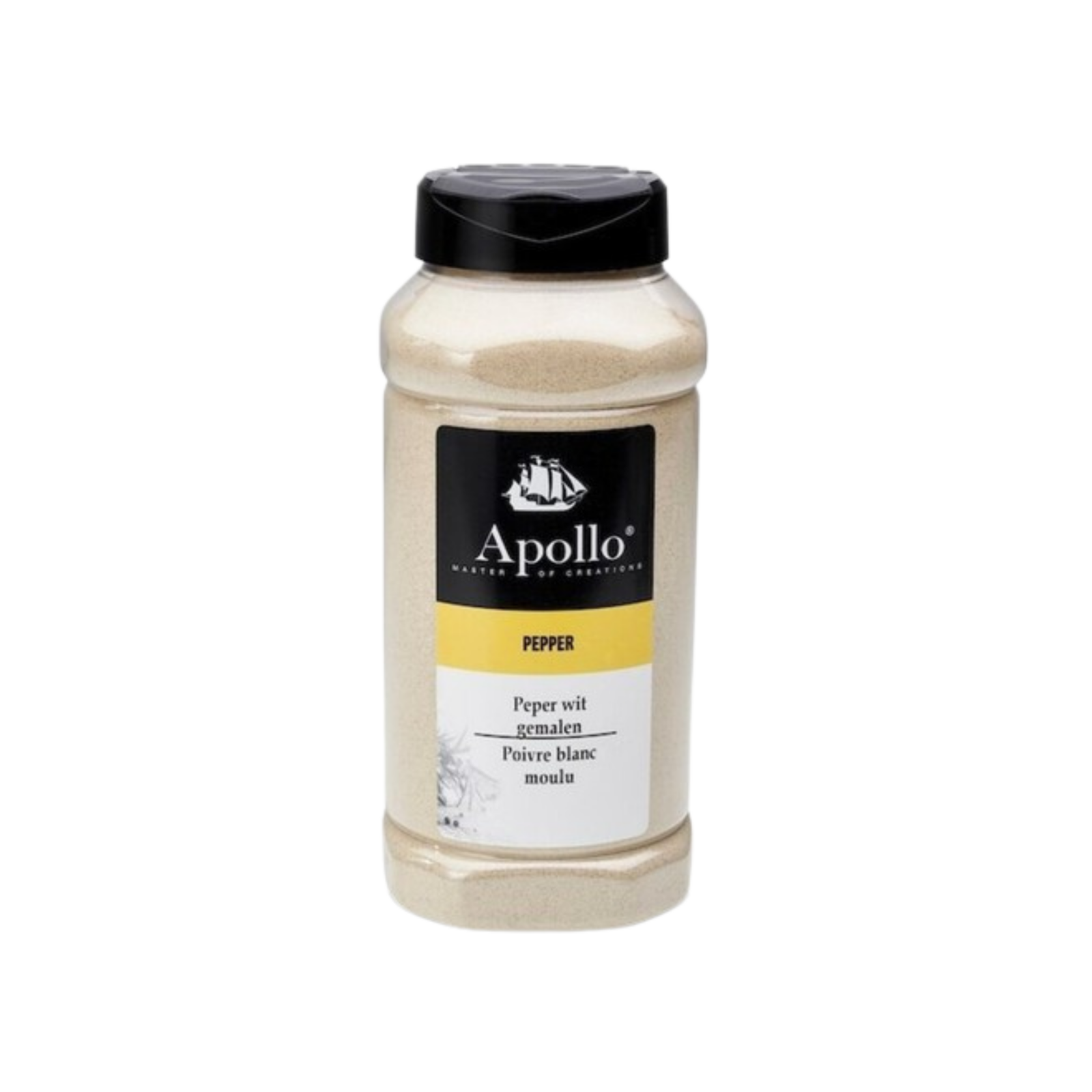 Poivre Apollo blanc moulu 435 gr