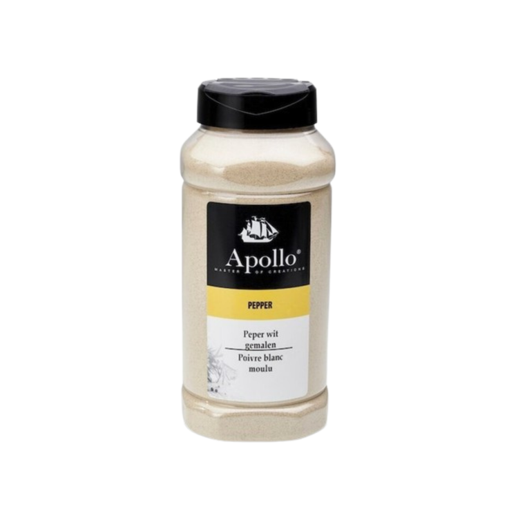 Poivre Apollo blanc moulu 435 gr