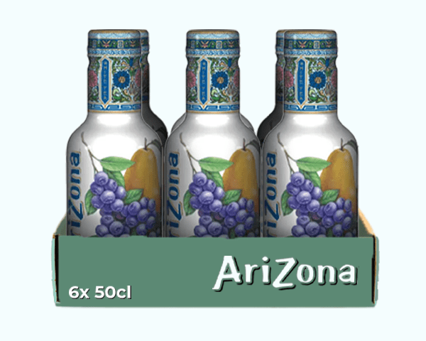Bouchon de thé blanc myrtille d'Arizona (6x 50cl)
