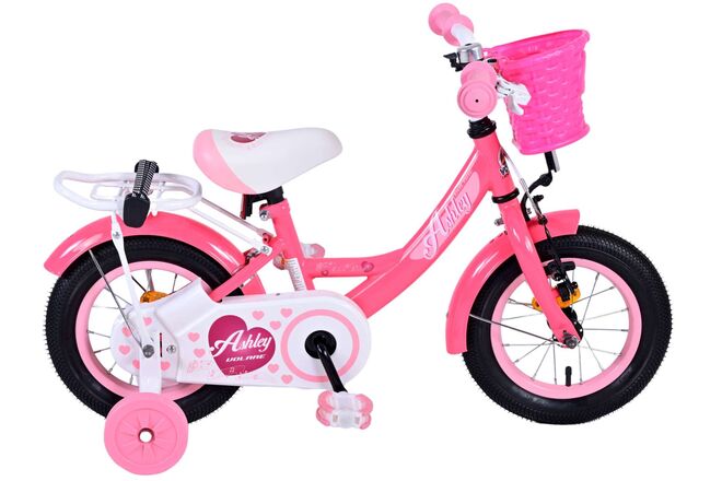 Volare Ashley Children's Bicycle - Girls - 12 pouces - Rose rouge