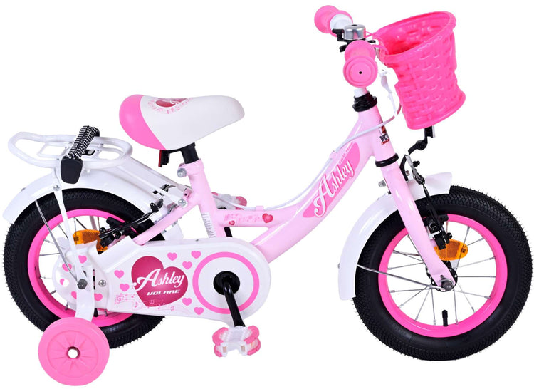 Volare Ashley Children's Bicycle - Girls - 12 pouces - Pink - deux freins à main