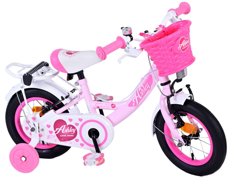 Volare Ashley Children's Bicycle - Girls - 12 pouces - Pink - deux freins à main