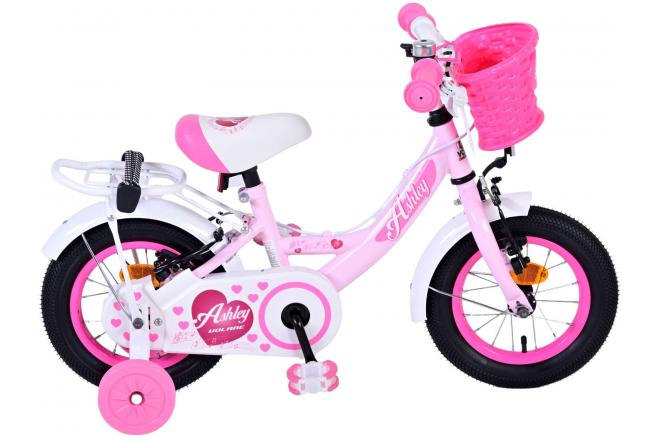 Volare Ashley Children's Bicycle - Girls - 12 pouces - Pink - deux freins à main