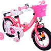 Volare Ashley Children's Bicycle - Girls - 12 pouces - Rose rouge