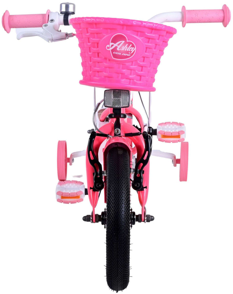 Volare Ashley Children's Bicycle - Girls - 12 pouces - Rose rouge
