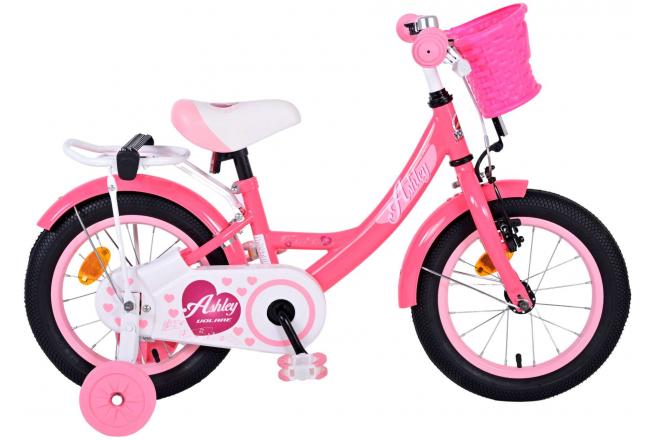 Volare Ashley Children's Bicycle - Girls - 14 pouces - Rose rouge