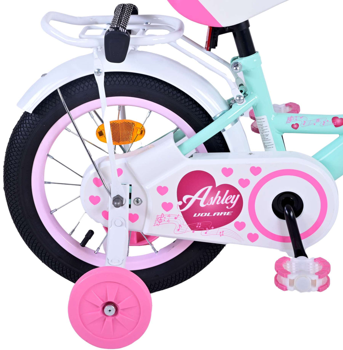 Volare Ashley Children's Bicycle - Girls - 14 pouces - vert