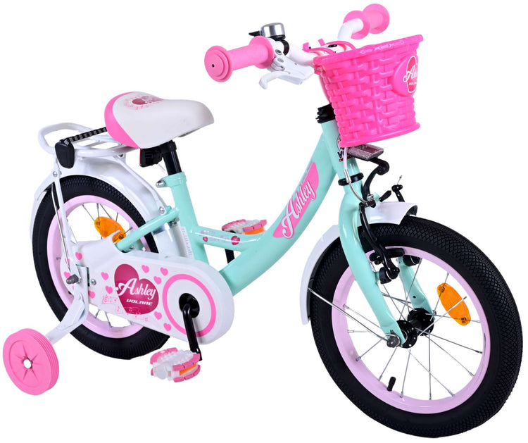 Volare Ashley Children's Bicycle - Girls - 14 pouces - vert