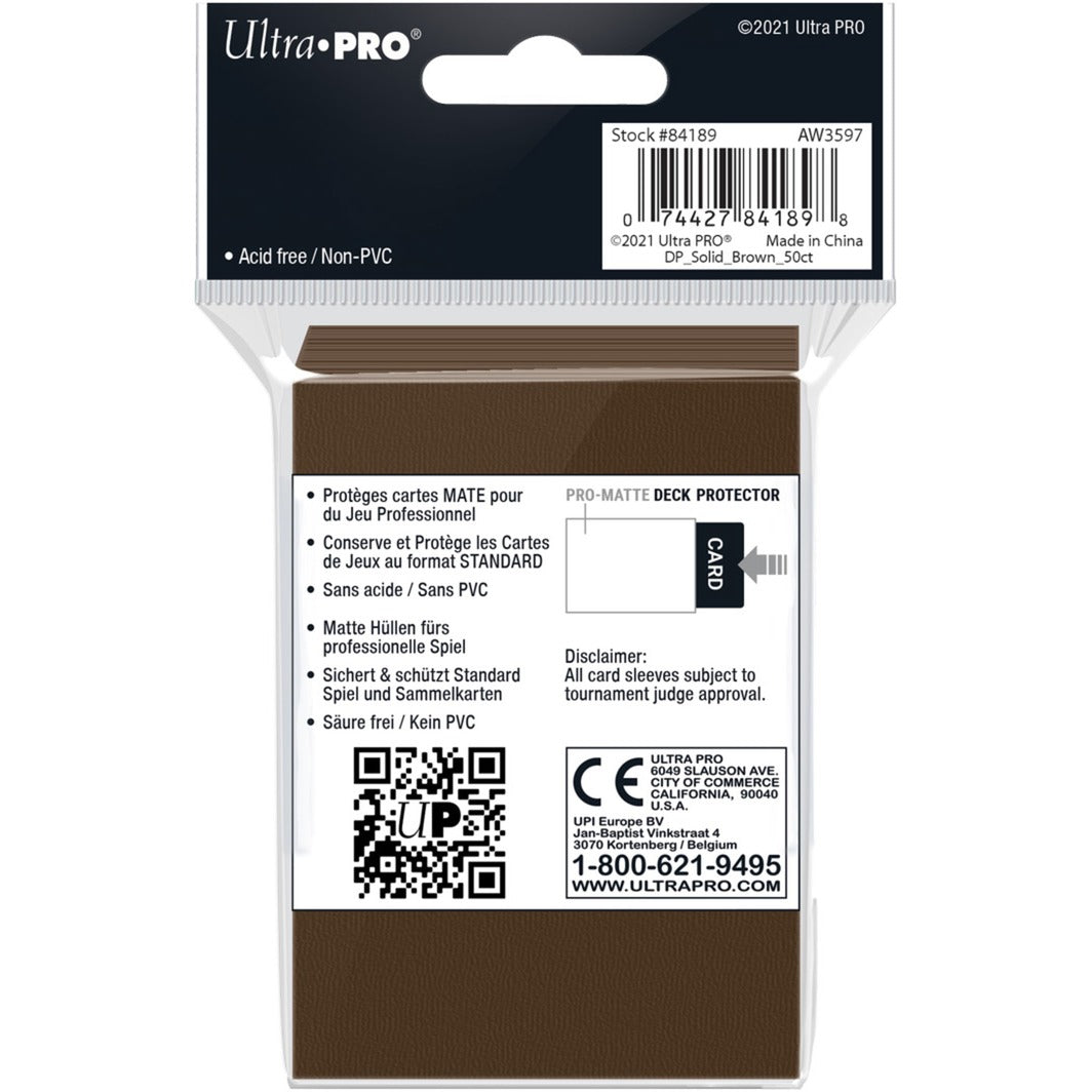 Manches de protecteur de pont standard Asmodee Pro-Matte