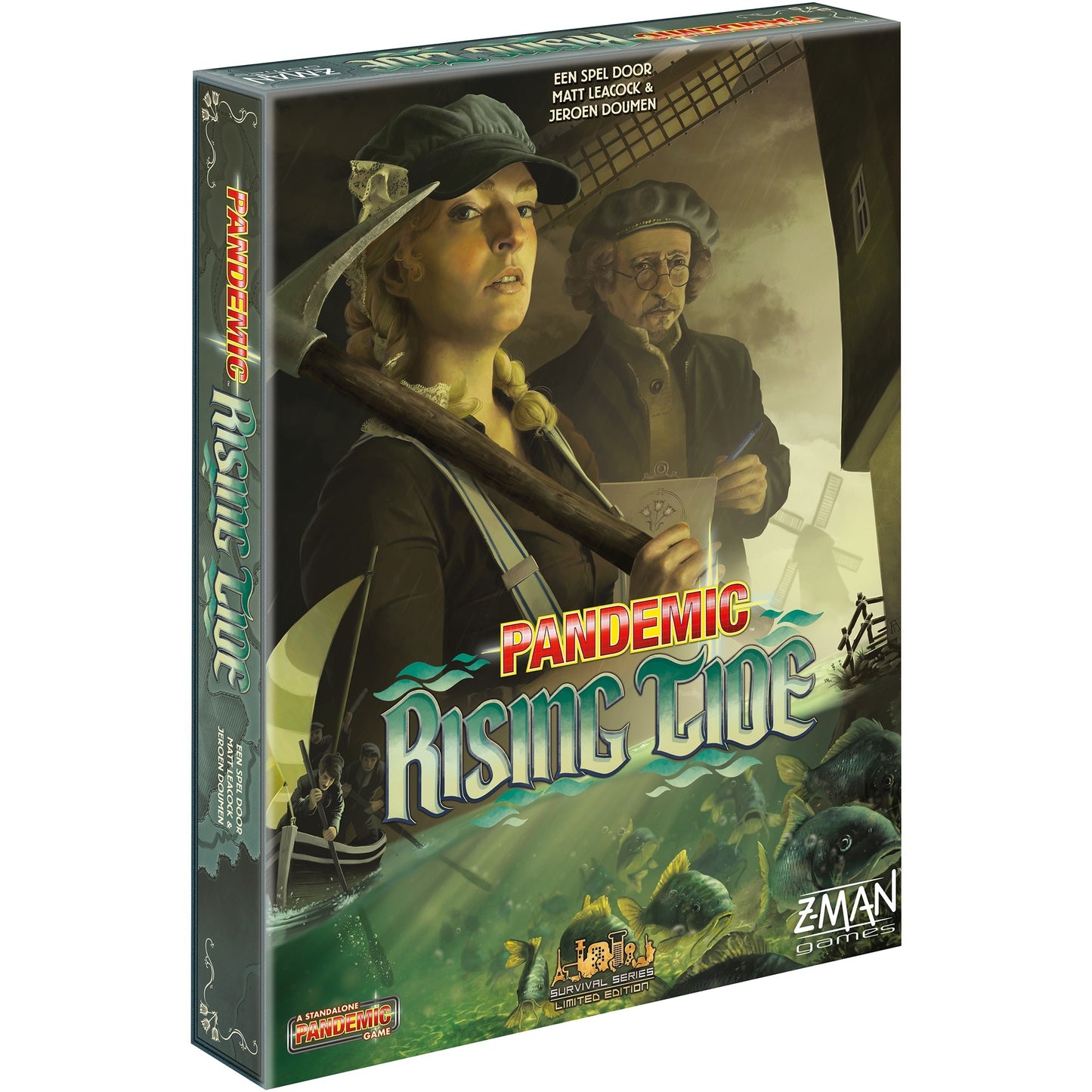 Asmodee Pandemic: Édition de collection de marée montante