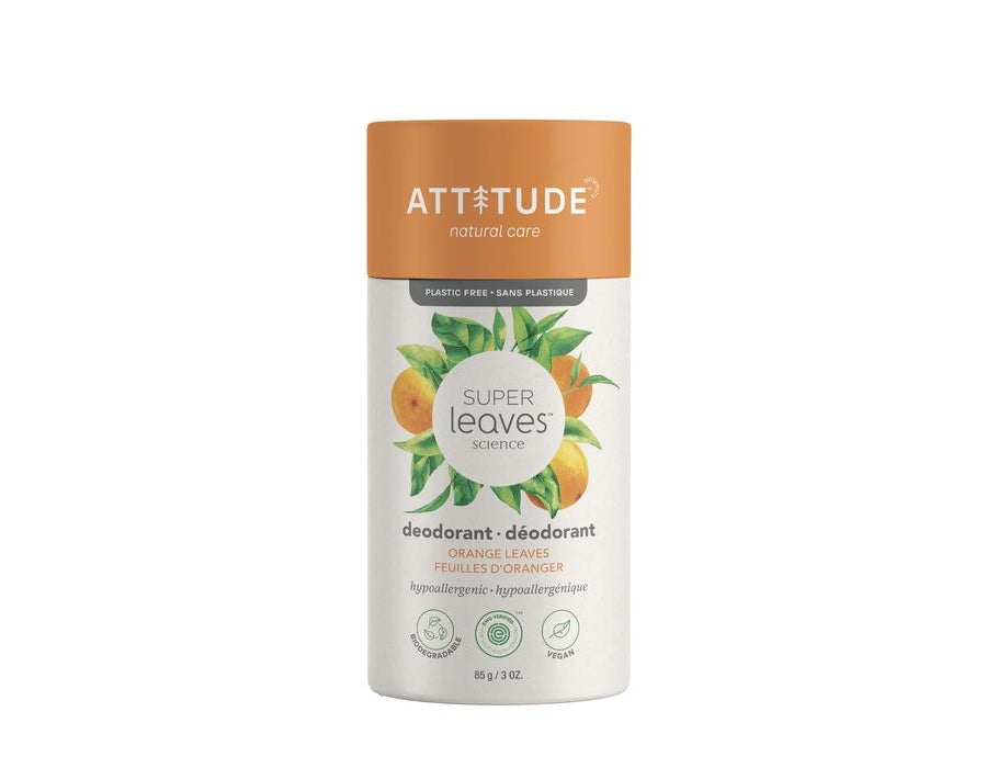 Attitude Super Leaves ™ Deodorant Orange Feuilles 85g