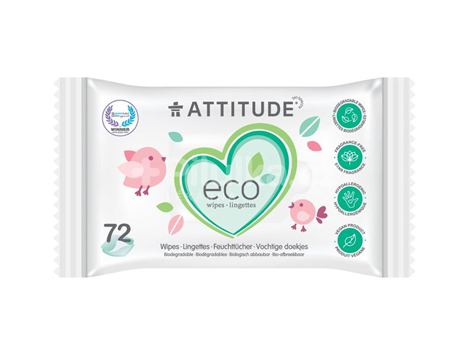 Attitude lingette de bébé humide