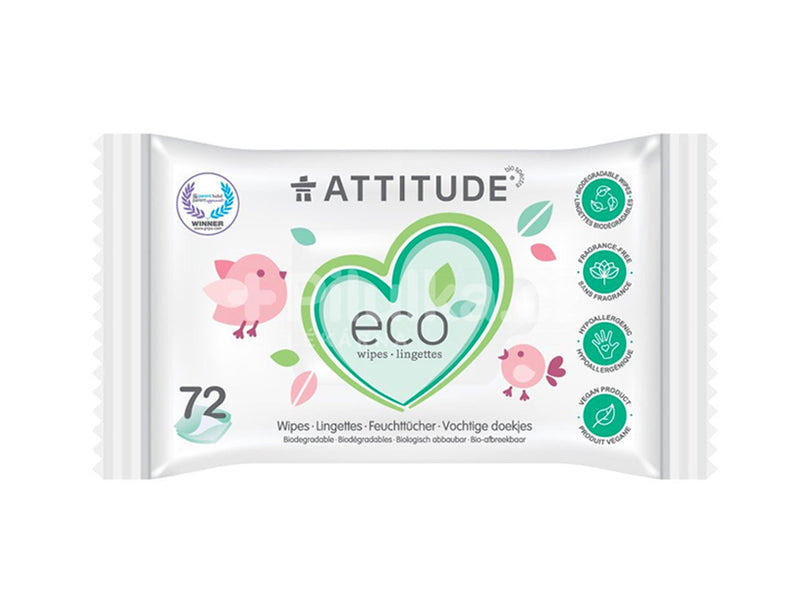 Attitude lingette de bébé humide