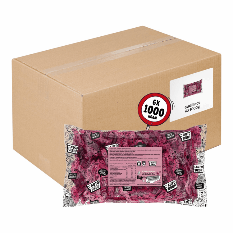 Cadillacs rouges Autodrop (6x1kg)