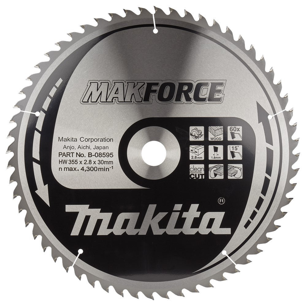 Makita scie à bois 355x30x60t 15g - b-08595