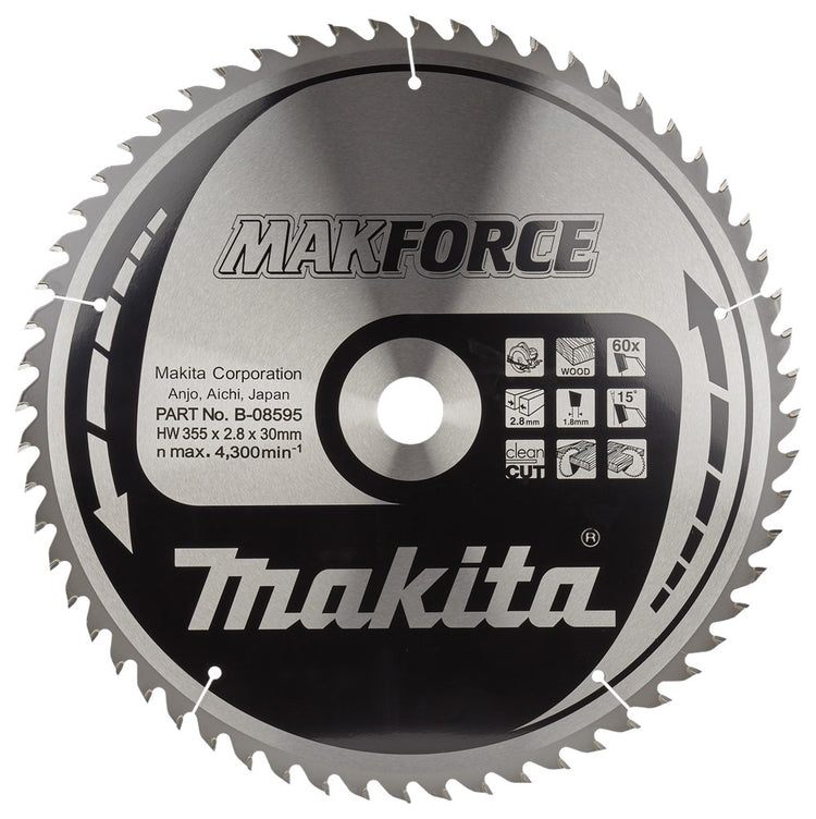 Makita scie à bois 355x30x60t 15g - b-08595