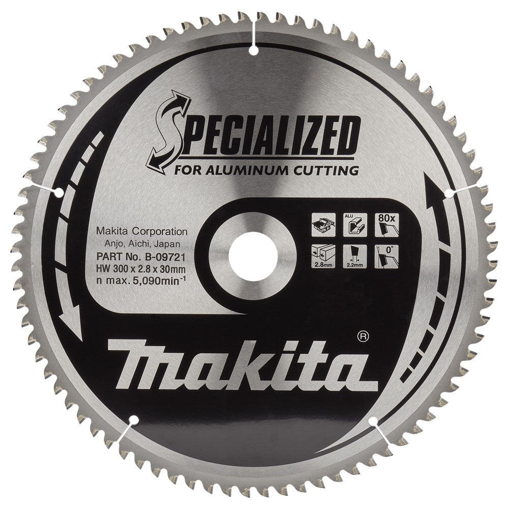 Makita scie aluminium 300x30x80t 0g - b-09721