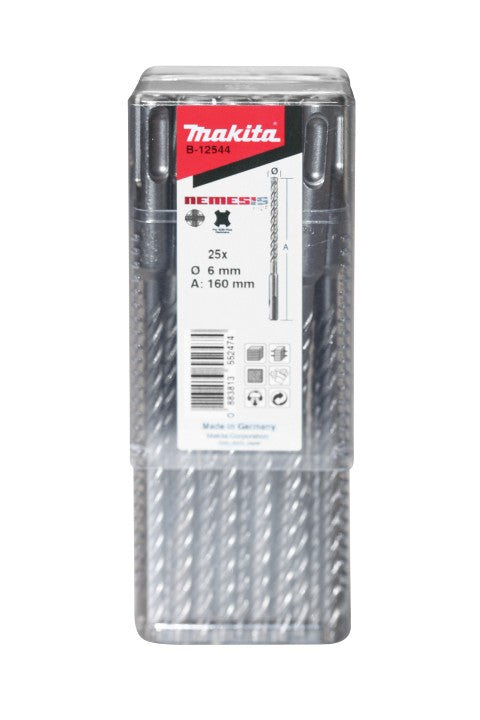 Accessoires Makita p4s: foret sds-plus 12x160mm 10s - b-16586
