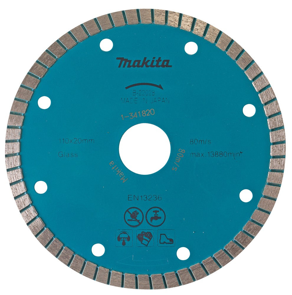 Disque diamant Makita marbre en verre diamètre 110 mm