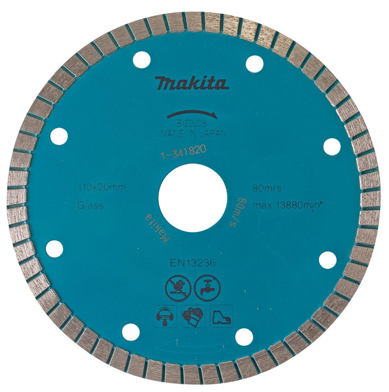Disque diamant Makita marbre en verre diamètre 110 mm