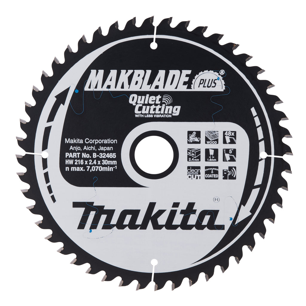 Makita lame de scie à tronçonner plateau bois - b-32465