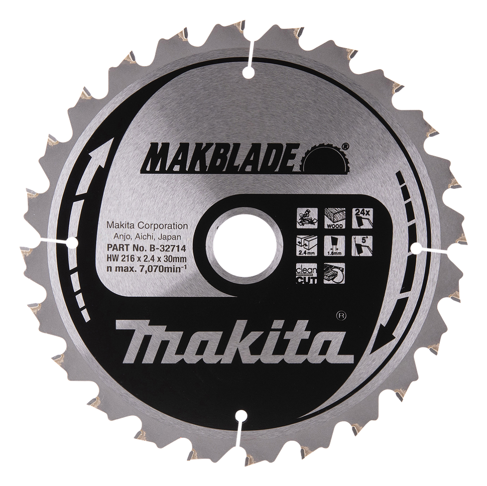 Makita lame de scie bois 216x30x2,1 24t - b-32714