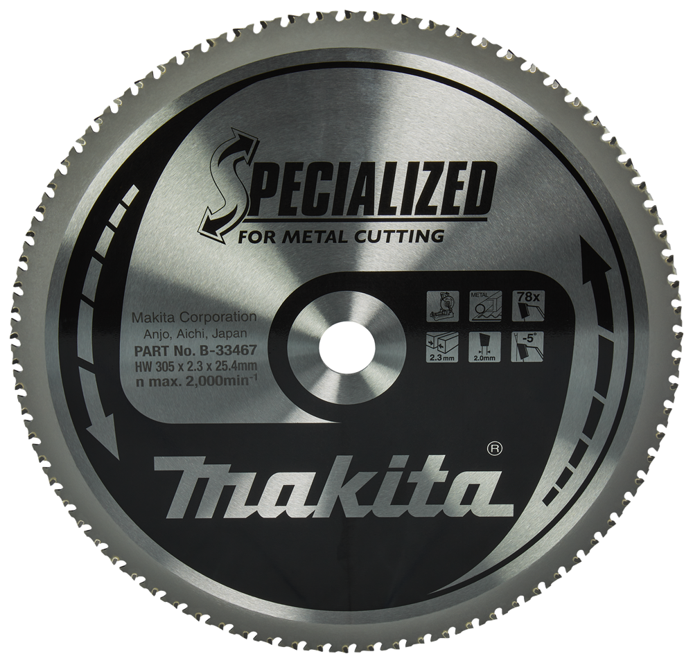 Lame de scie Makita avec. 305x25,4x2,3 78t 0g - b-33467