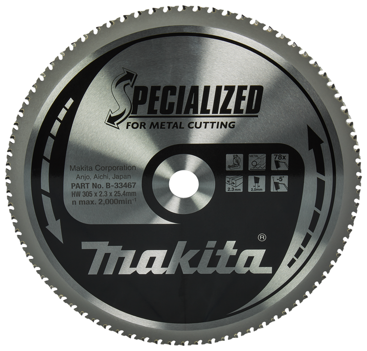 Lame de scie Makita avec. 305x25,4x2,3 78t 0g - b-33467